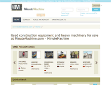 Tablet Screenshot of en.minutemachine.com