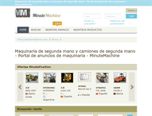 Tablet Screenshot of iveco.minutemachine.com